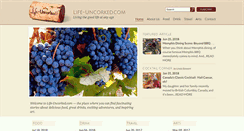 Desktop Screenshot of life-uncorked.com