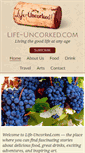 Mobile Screenshot of life-uncorked.com